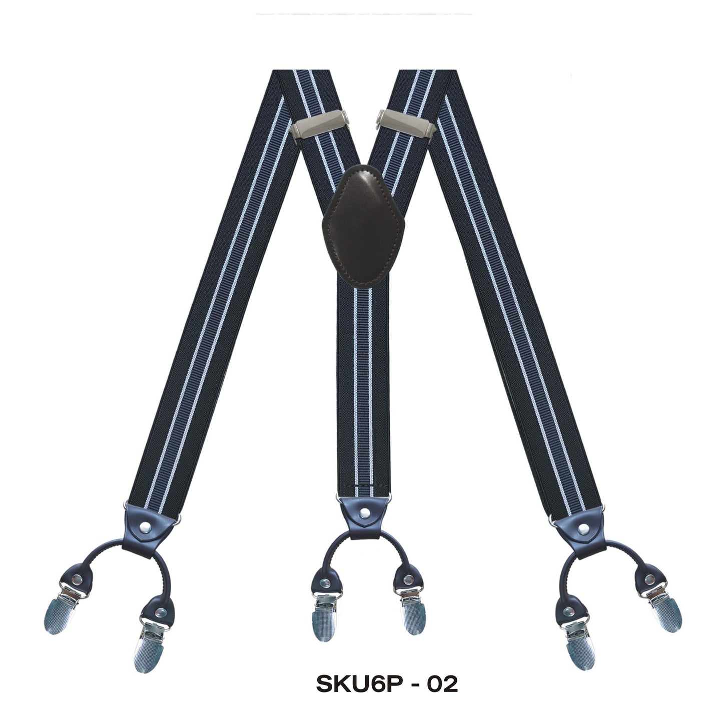 Bretelles 6 Pinces (SKU6P-02)
