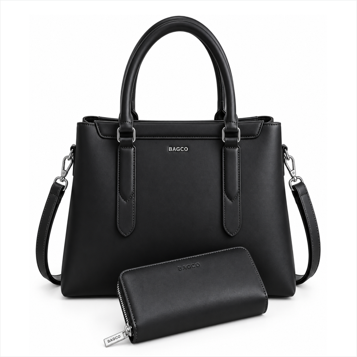 Sac à main BAGCO (Ref : SMBX1236 Black)