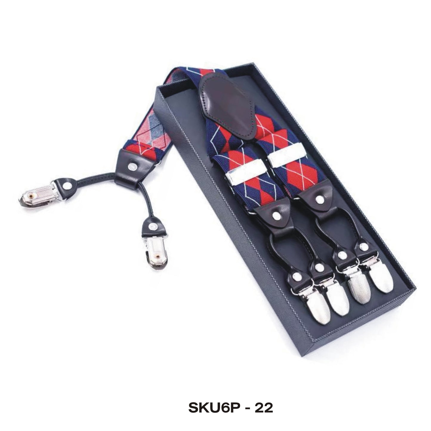 Bretelles 6 Pinces (SKU6P-22)