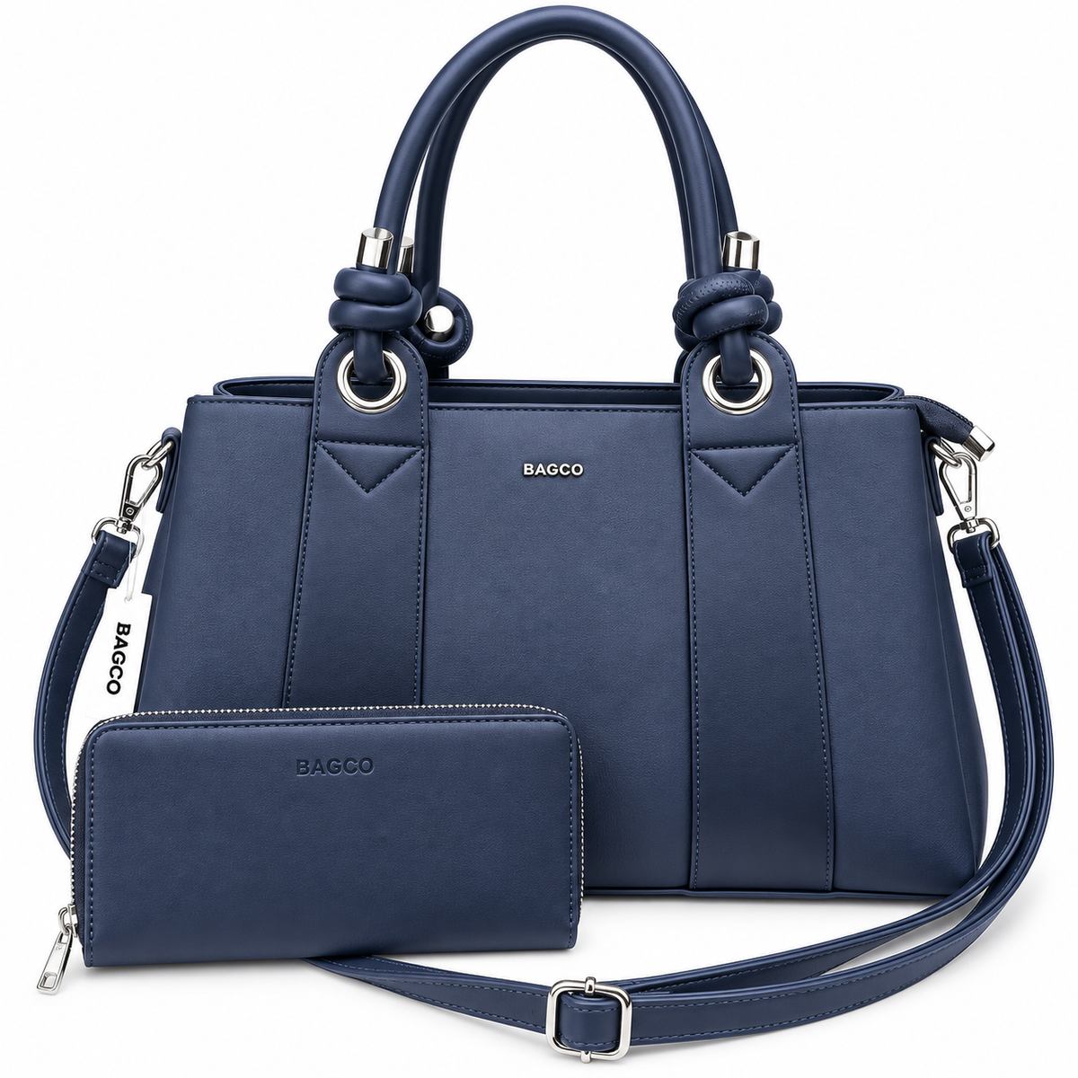 Sac à main BAGCO (Ref : SM07037 Navy)