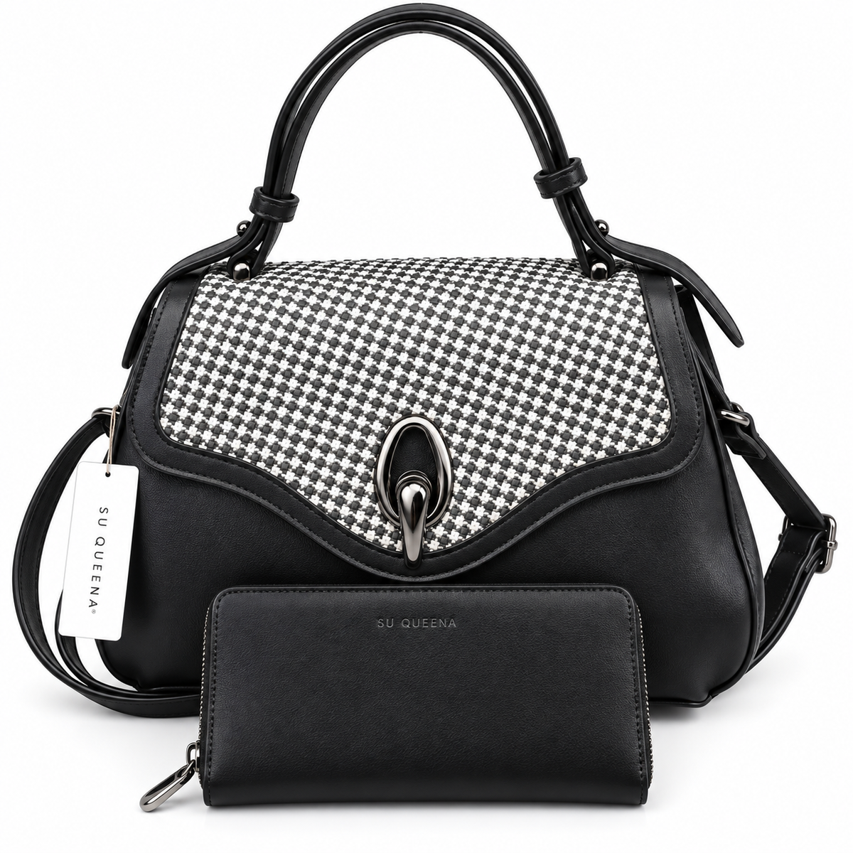 Sac à main SU QUEENA (Ref : SM2780 Black)