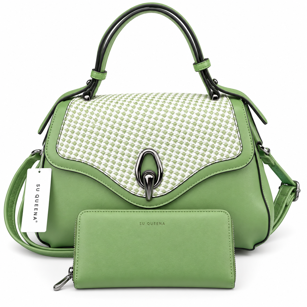 Sac à main SU QUEENA (Ref : SM2780 Green)
