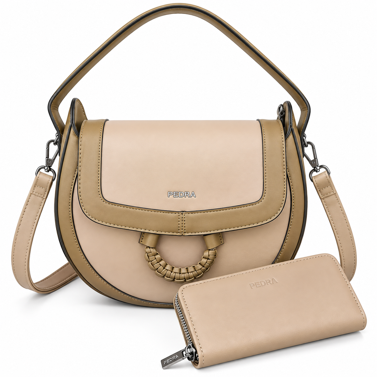 Sac à main PEDRA (Ref : SM57010 Khaki)