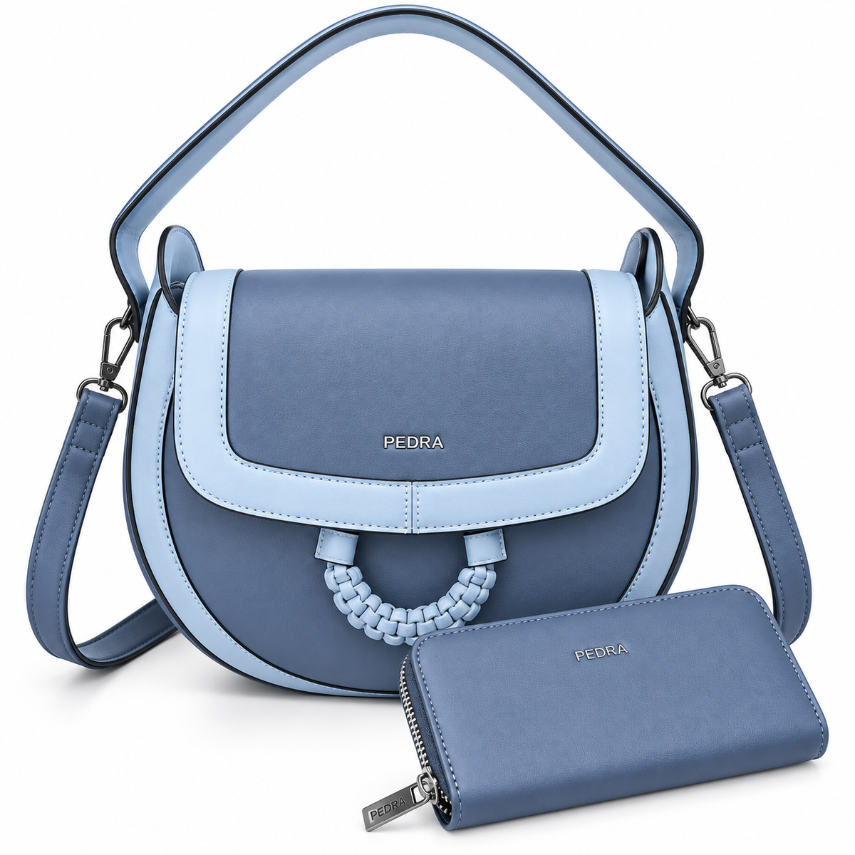 Sac à main PEDRA (Ref : SM57010 Bleu)