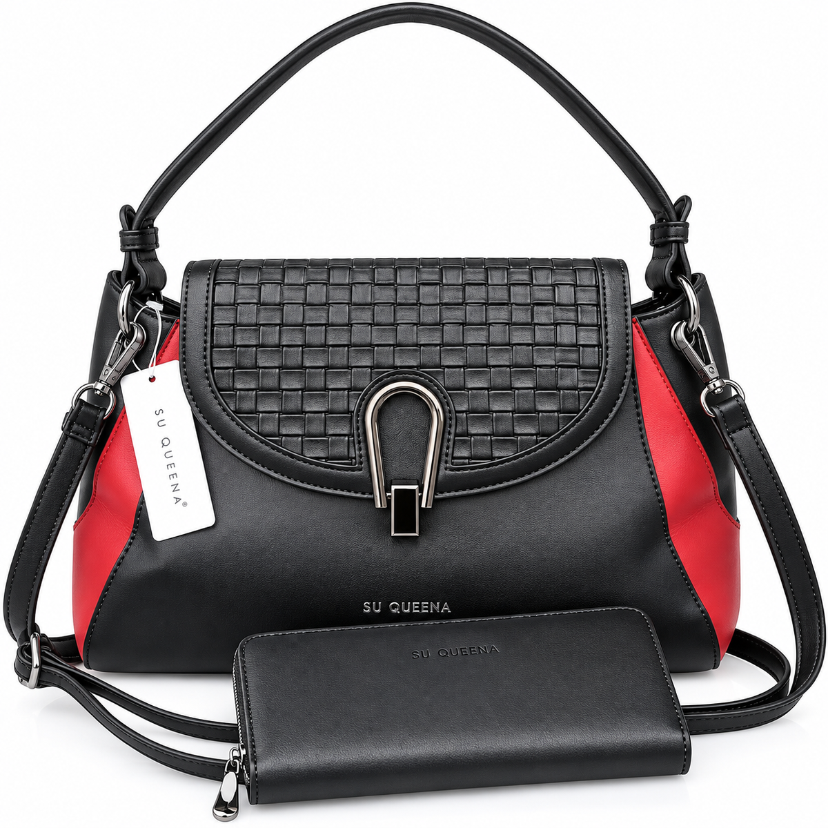 Sac à main SU QUEENA (Ref : SM2694 Black)
