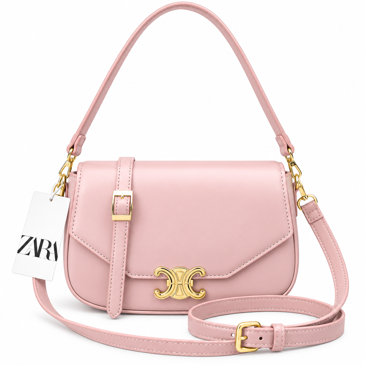 Sac Bandouliere ZARA (Ref : SM8952 Pink)