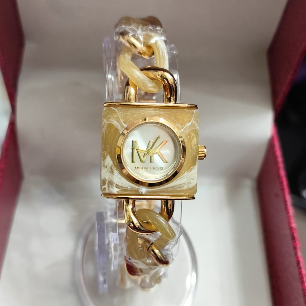 Montre Michael Kors Femme Beige (Ref MM052)