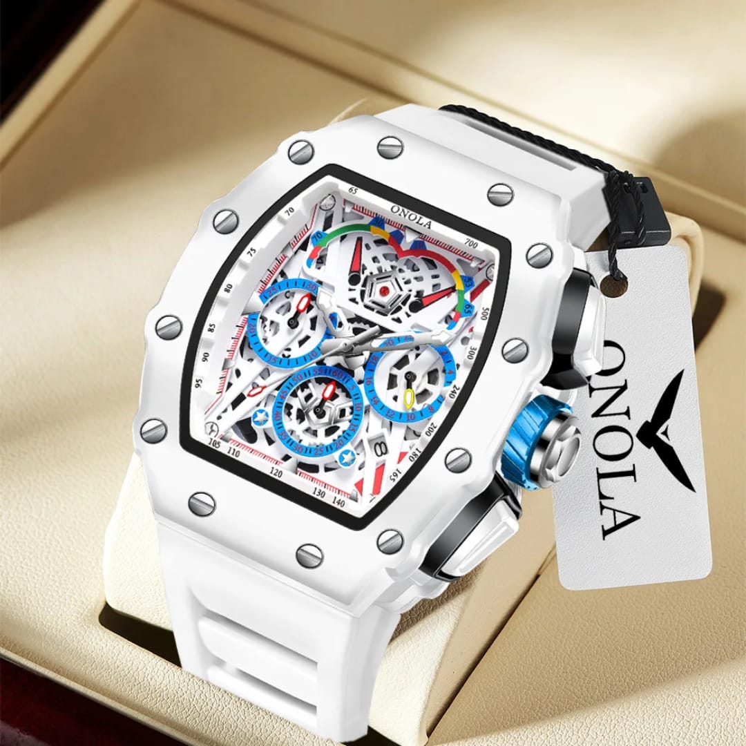Montre Anola Blanche (Ref MM106)