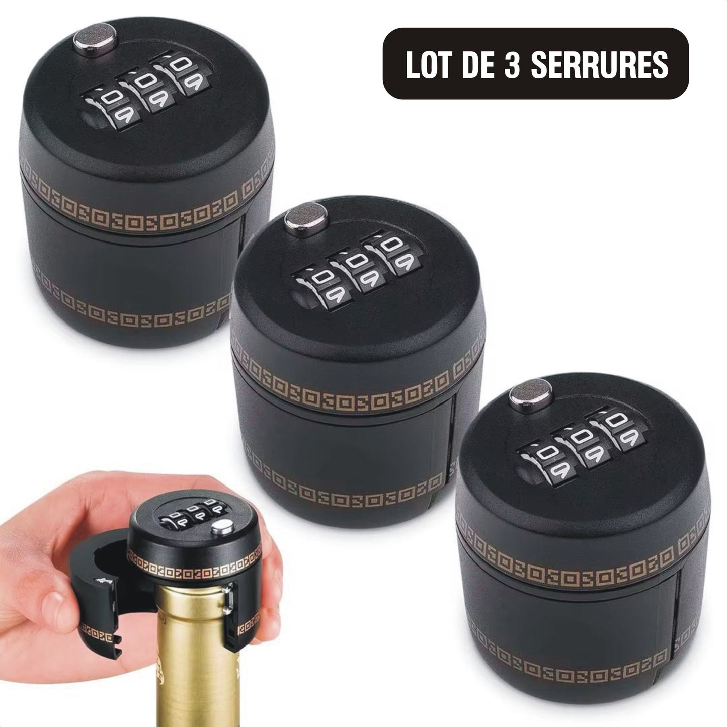 Serrures ร Combinaison (Lot de 3)