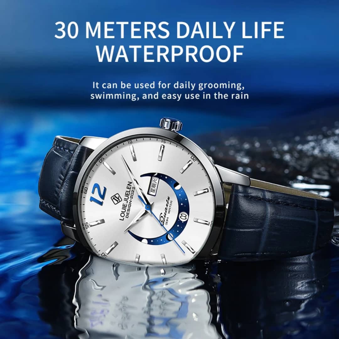 Montre Louie Juelen (Ref MM170) Édition Moon Phase