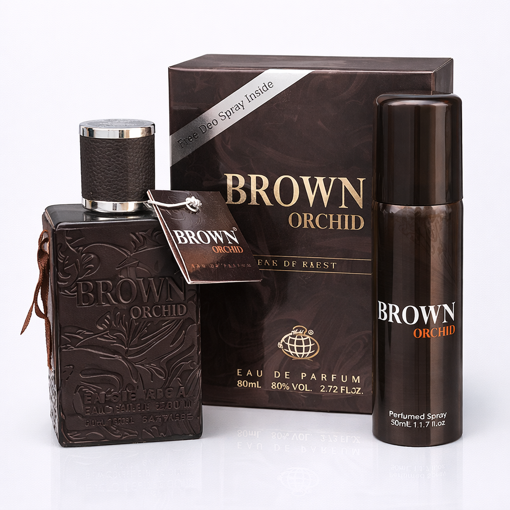 Brown Orchid (Eau De Parfum – 80ml + Perfumed Spray 50ml)