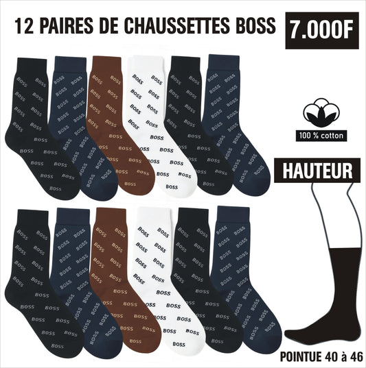Chaussettes Lot de 12 Paires de Boss