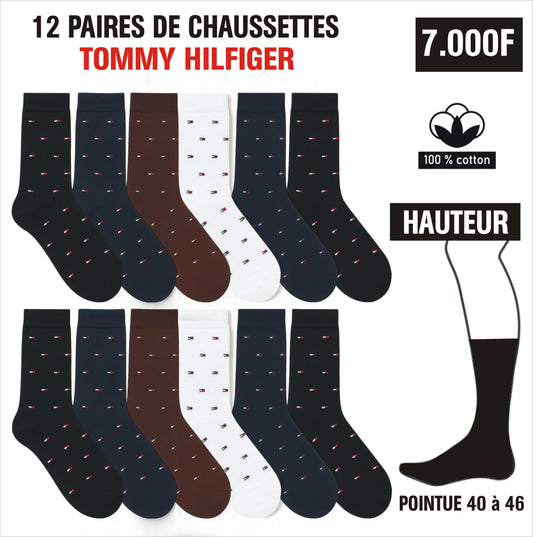 Chaussettes Lot de 12 Paires de Tommy Hilfiger