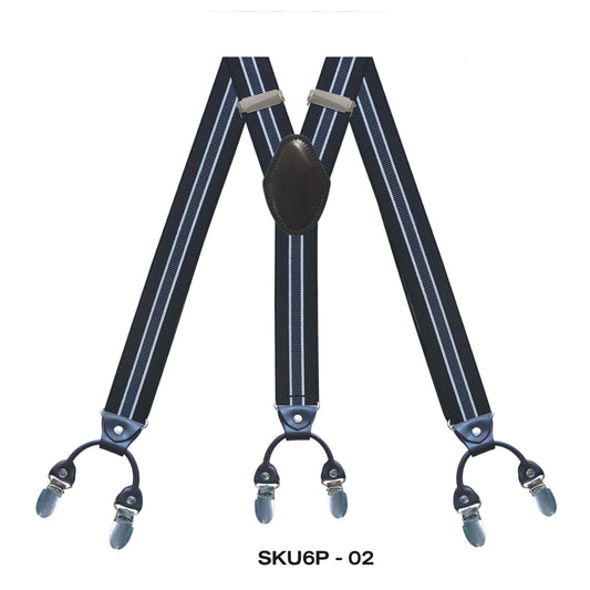 Bretelles 6 Pinces (SKU6P-02)