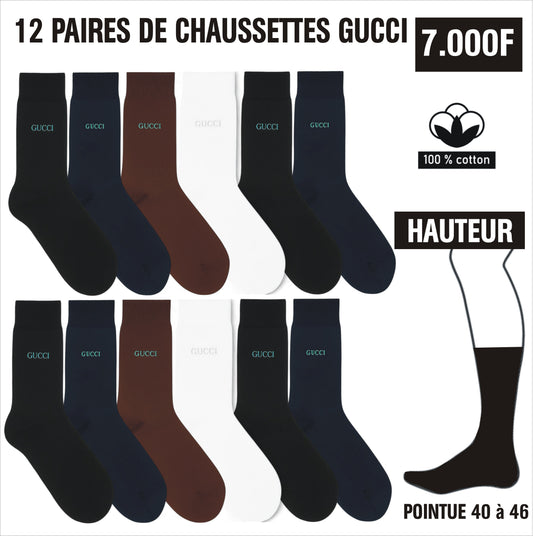 Chaussettes Lot de 12 Paires Gucci