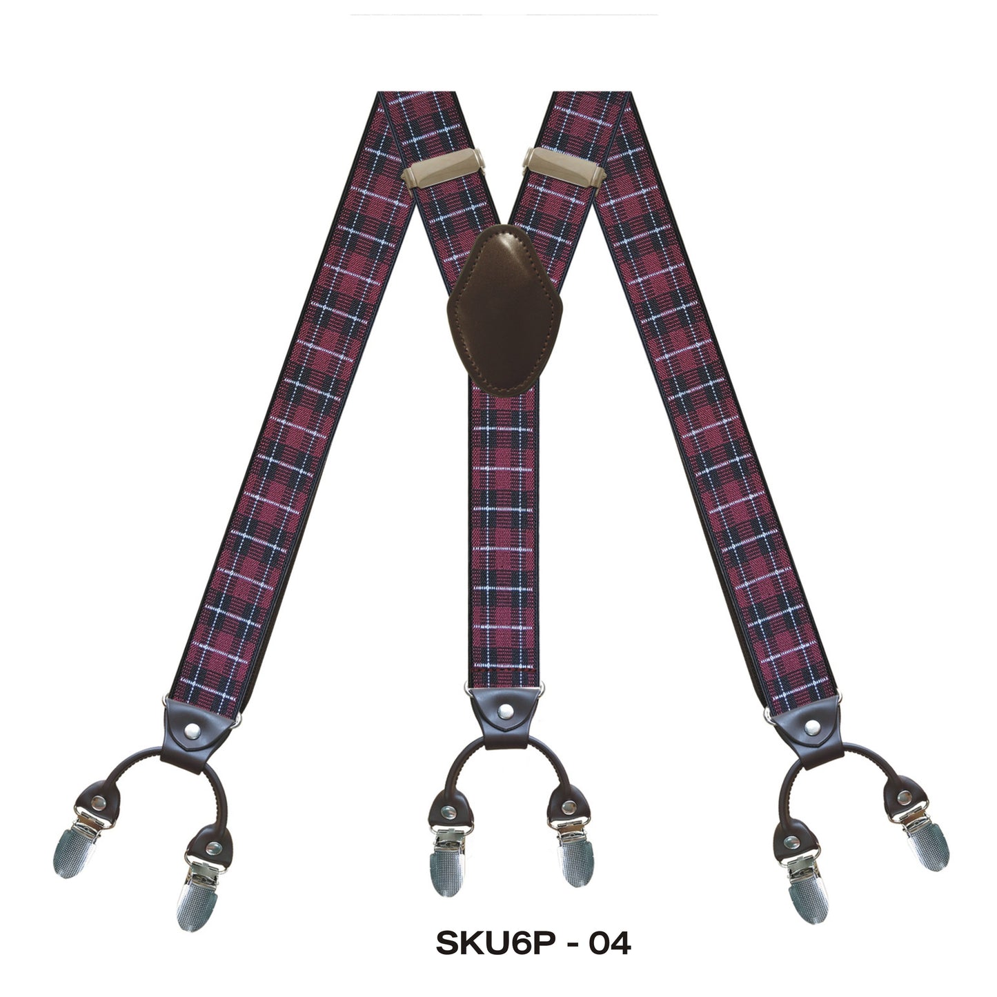 Bretelles 6 Pinces (SKU6P-04)