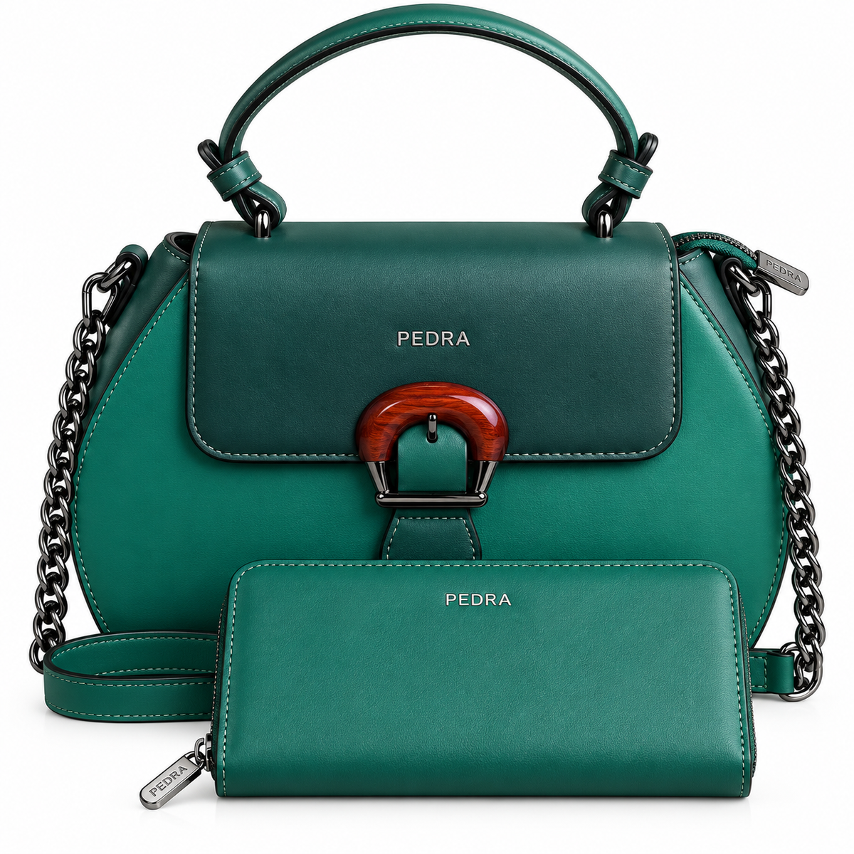 Sac à main PEDRA (Ref : SM36184 Green)