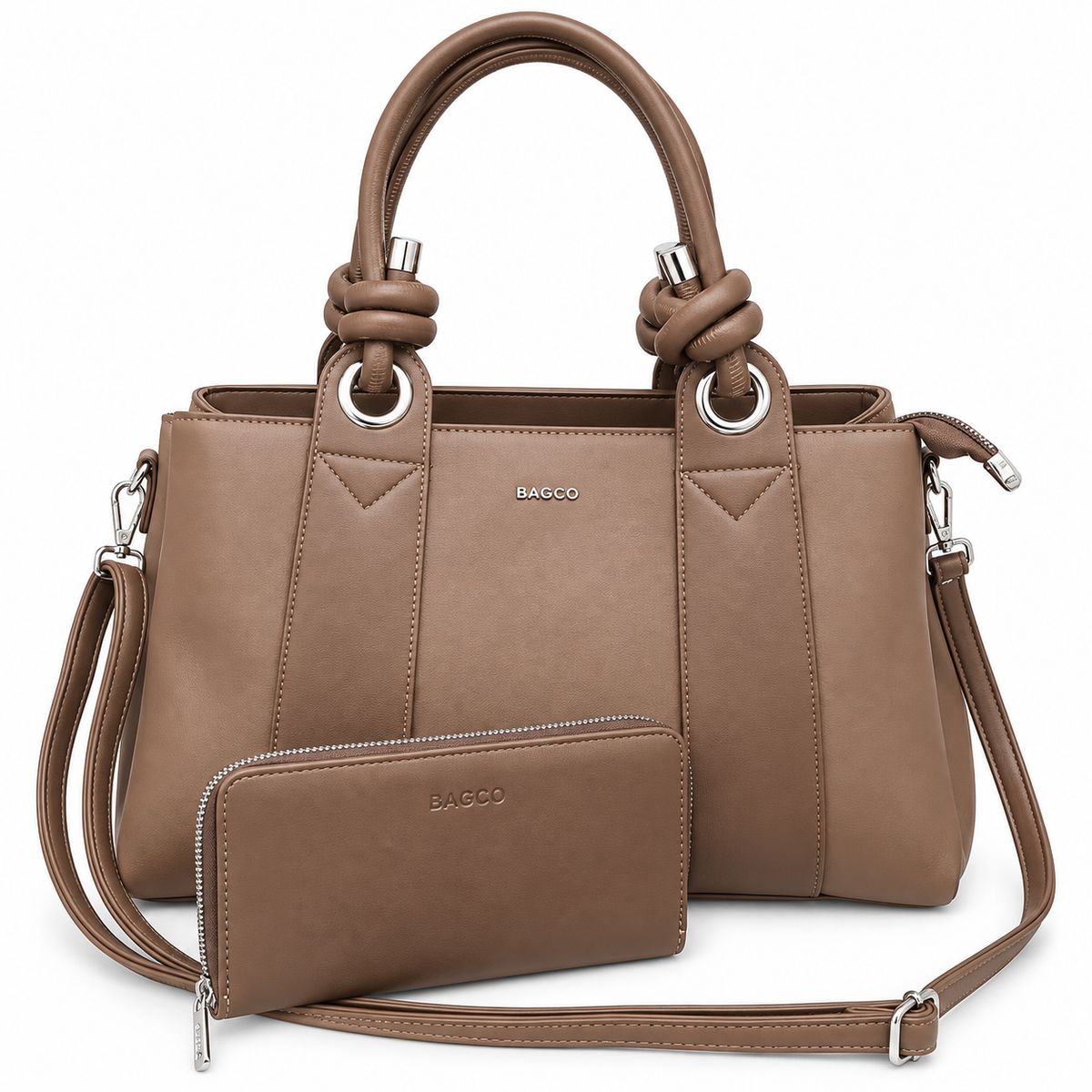 Sac à main BAGCO (Ref : SM07037 L-Coffee)