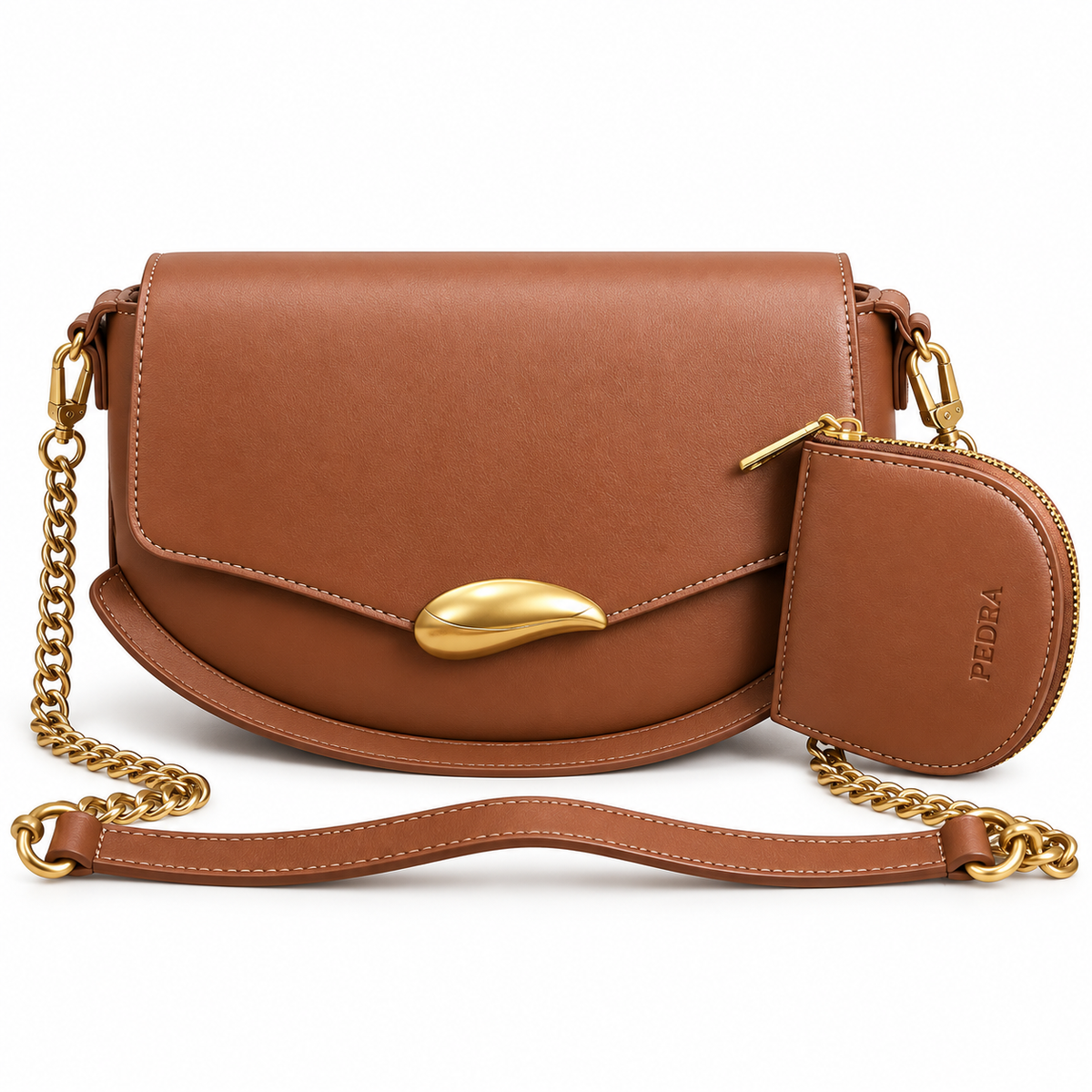 Sac à main PEDRA (Ref : SM57188 Brown)