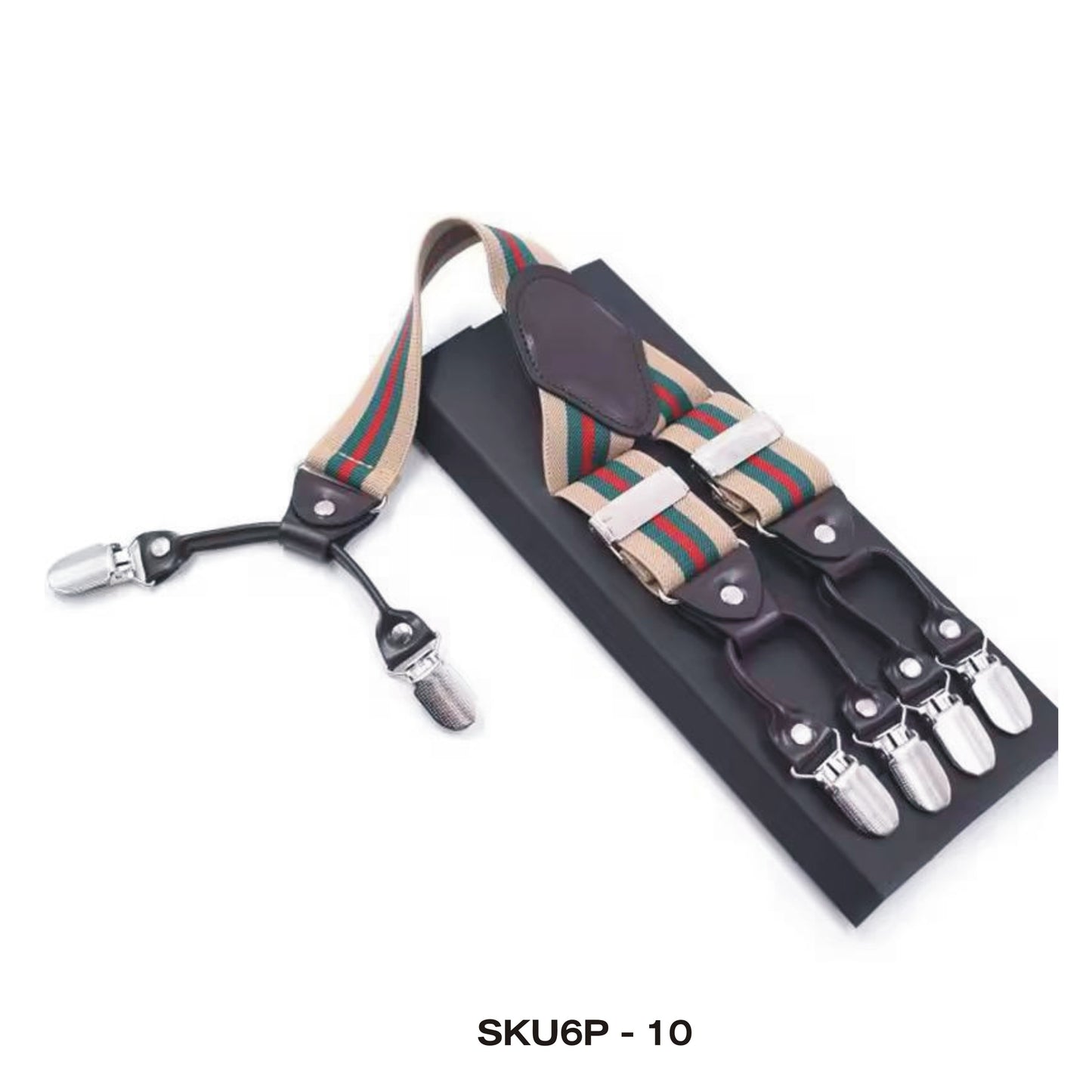 Bretelles 6 Pinces (SKU6P-10)