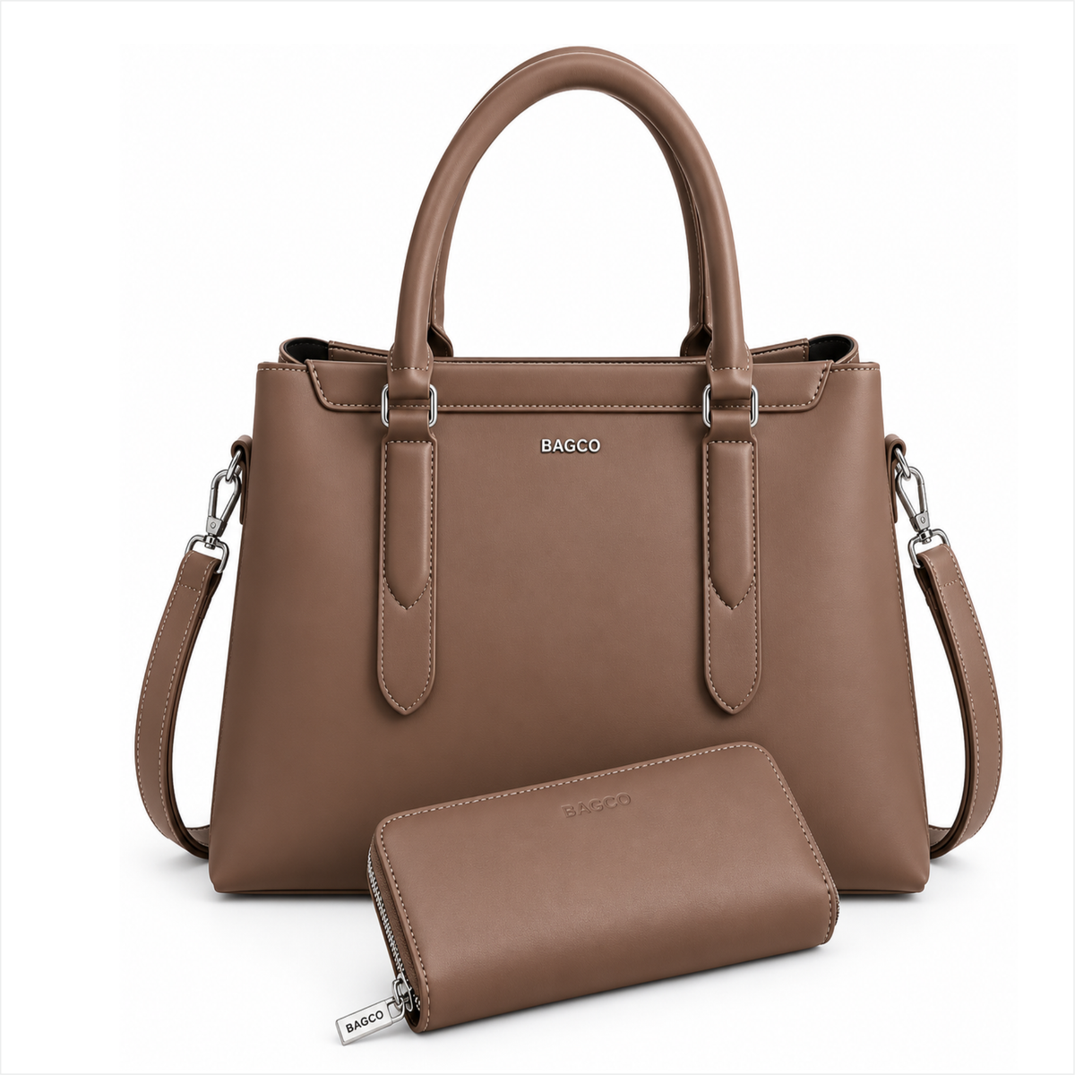 Sac à main BAGCO (Ref : SMBX1236 Coffee)