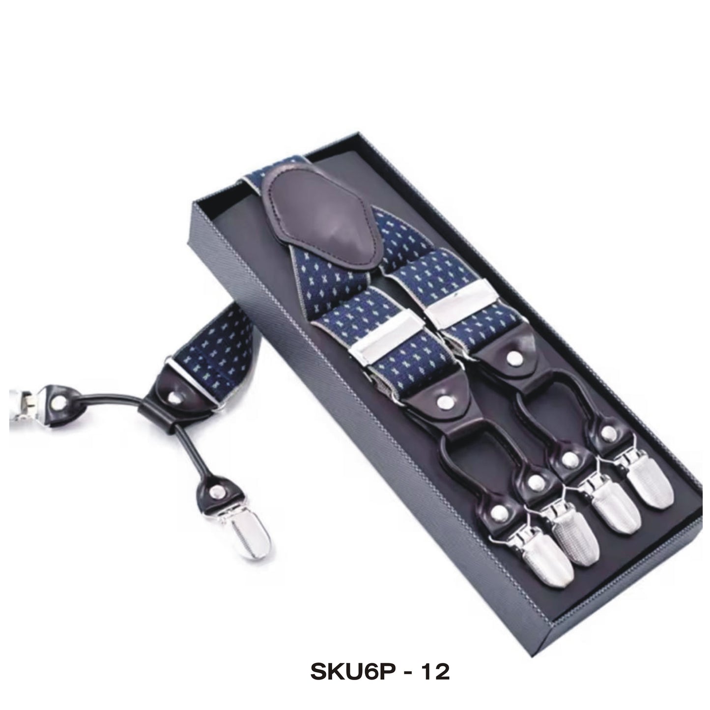 Bretelles 6 Pinces (SKU6P-12)