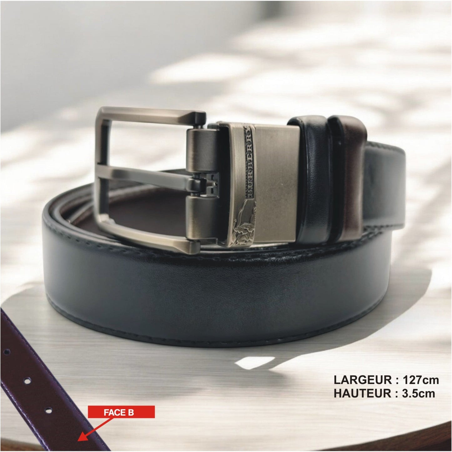 Ceinture Burberry Double face (Ref : CT041)