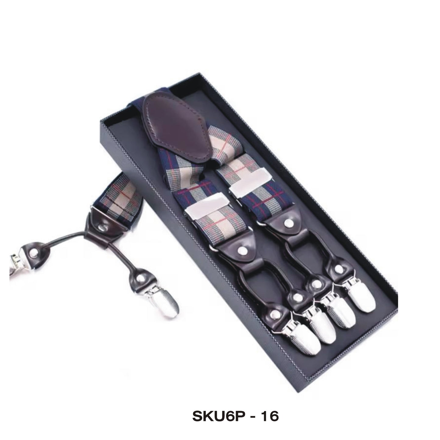 Bretelles 6 Pinces (SKU6P-16)
