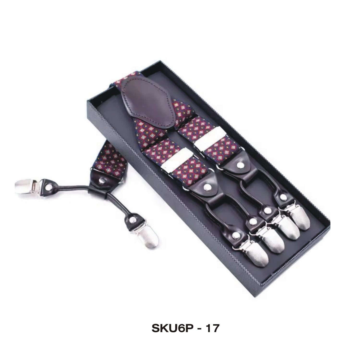 Bretelles 6 Pinces (SKU6P-17)
