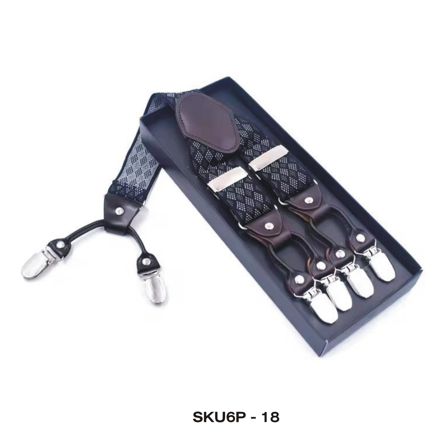 Bretelles 6 Pinces (SKU6P-18)