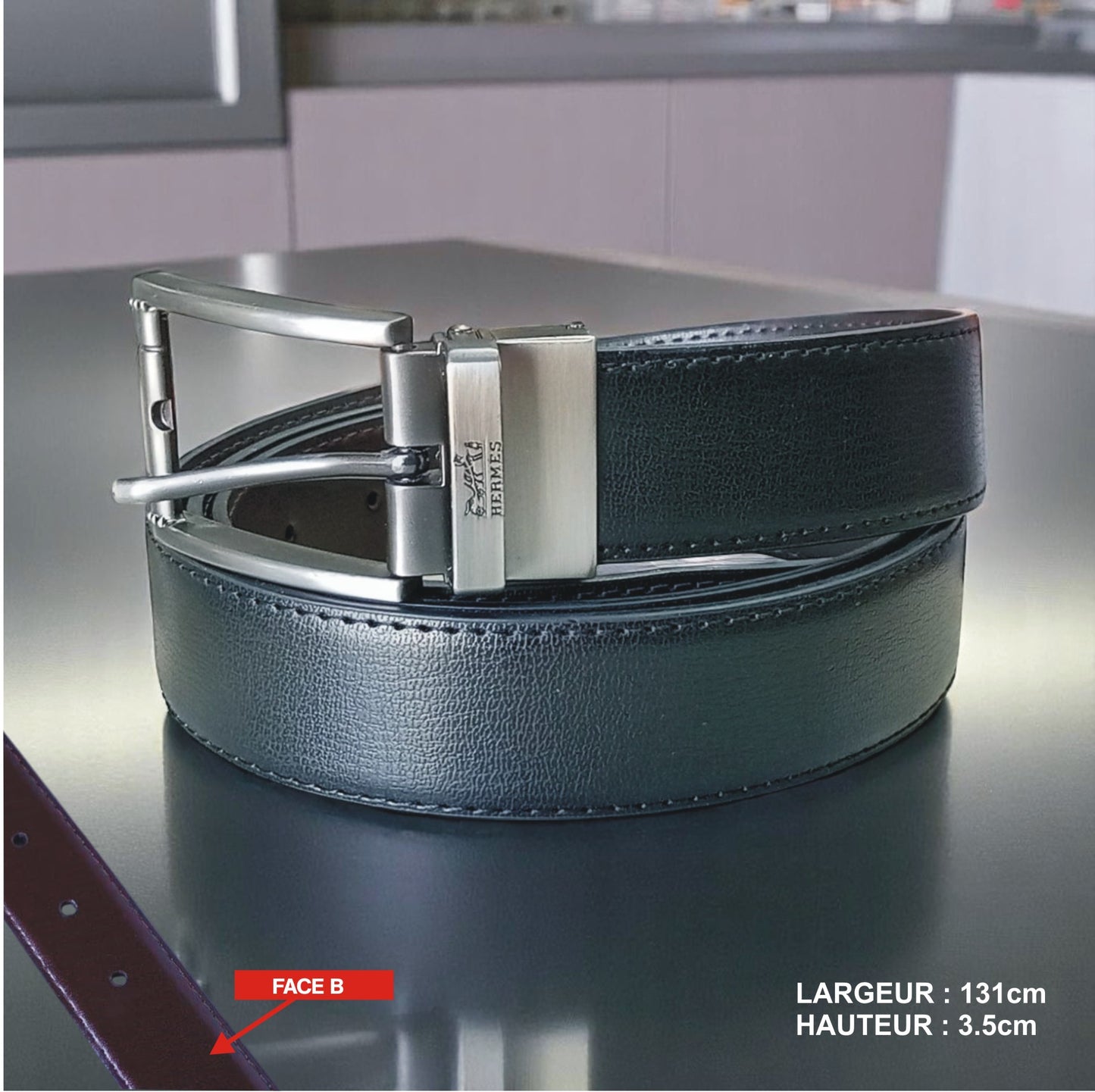 Ceinture Hermes (Double Face) (Ref : CT015)