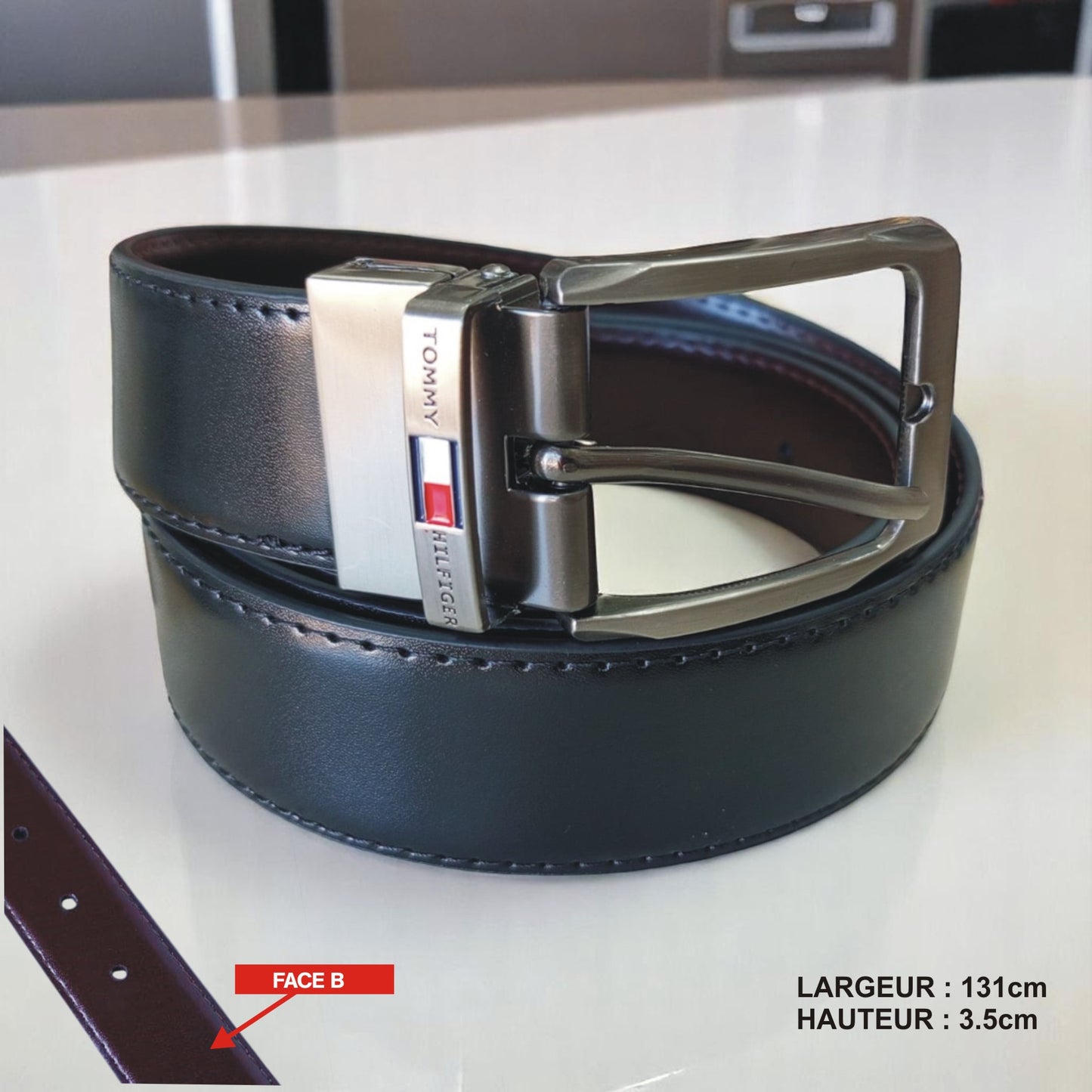 Ceinture Tommy Hilfiger (Double Face) (Ref : CT014)