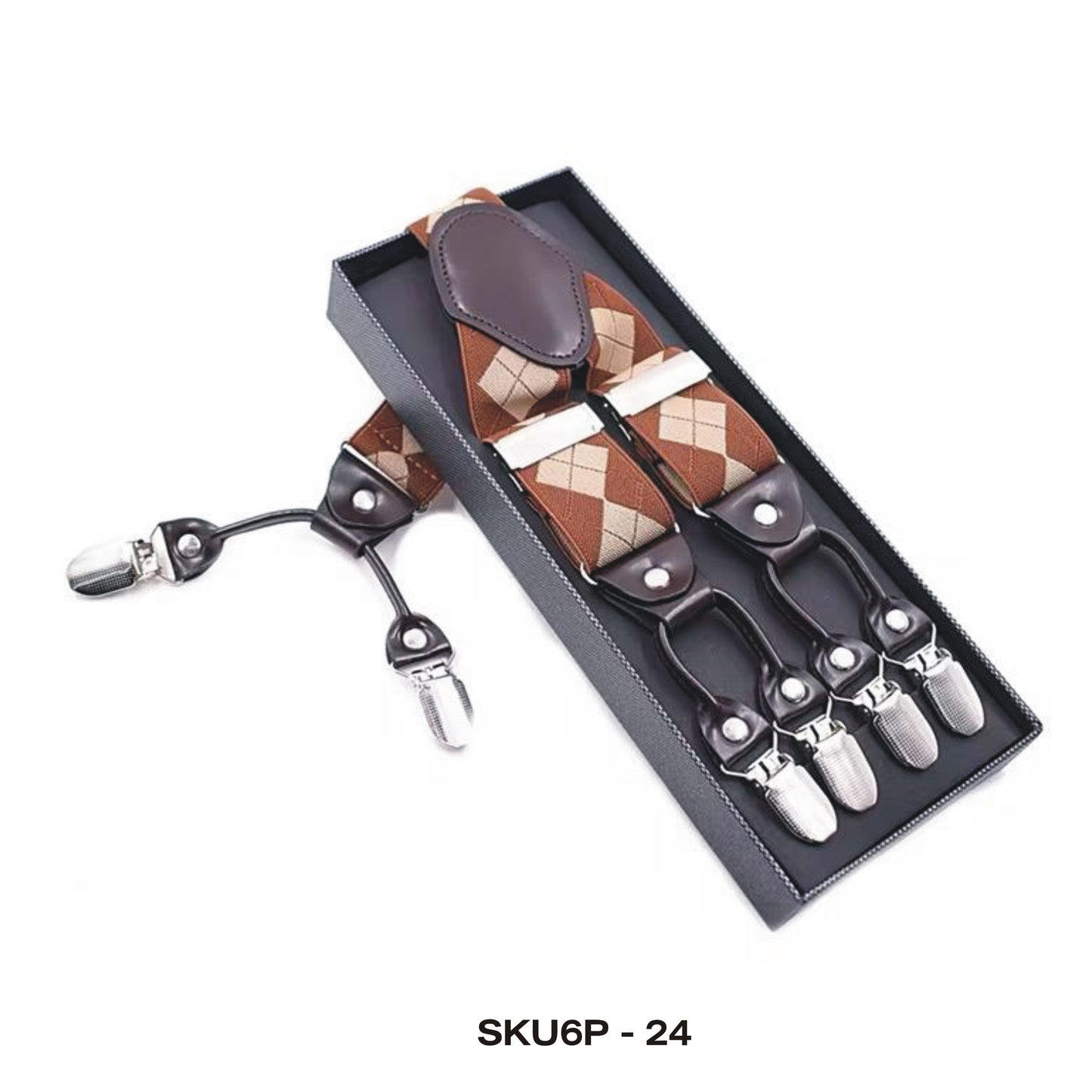Bretelles 6 Pinces (SKU6P-24)