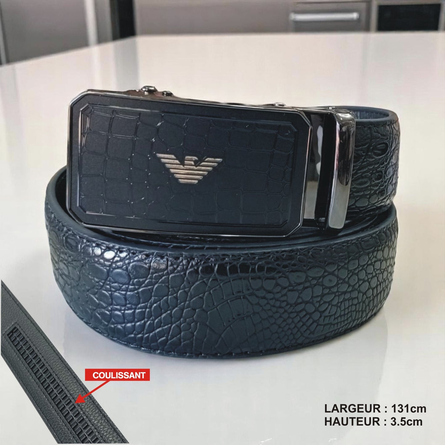 Ceinture Emporio Armani (Coulissant) (Ref : CT009)