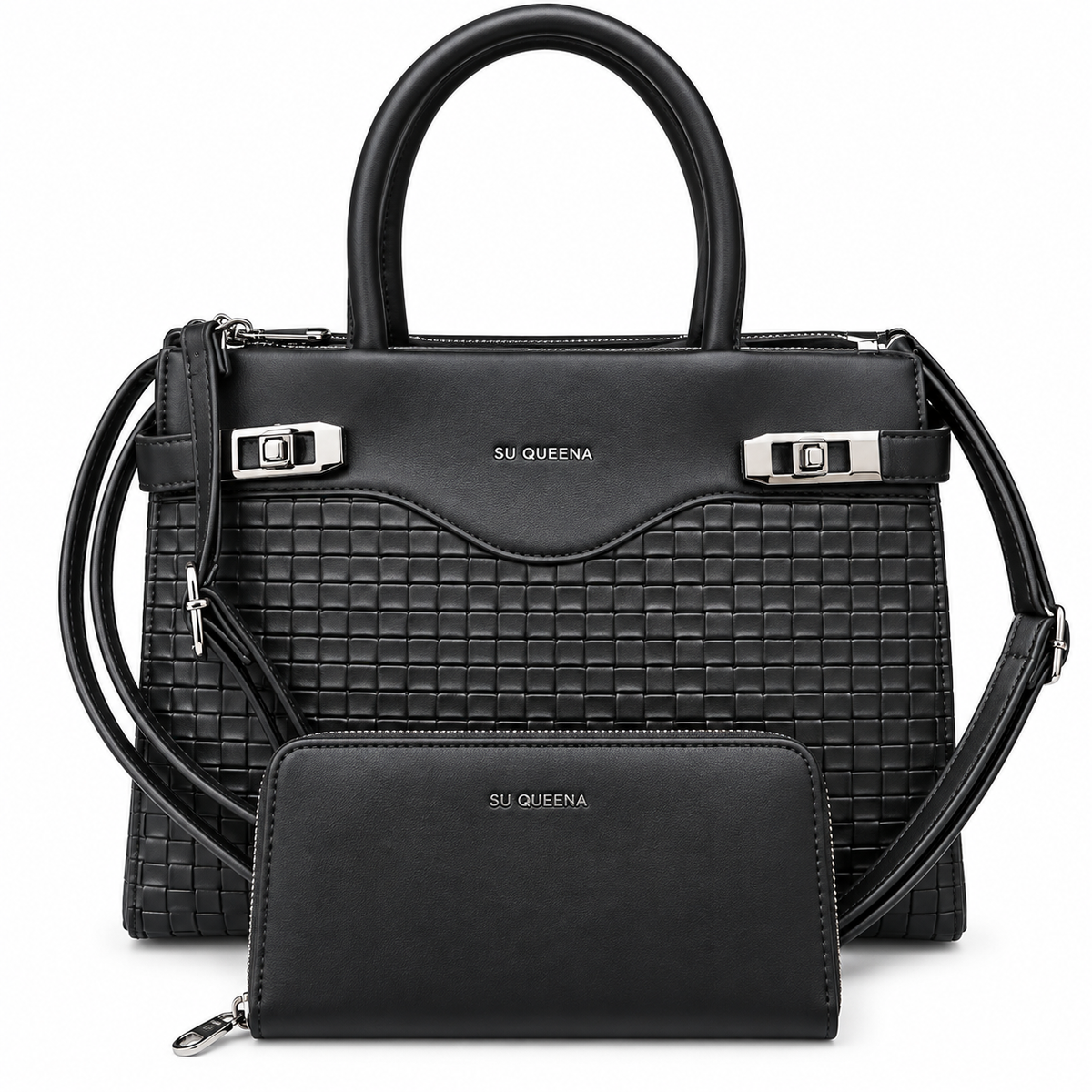 Sac à main SU QUEENA (Ref : SM2702 Black)