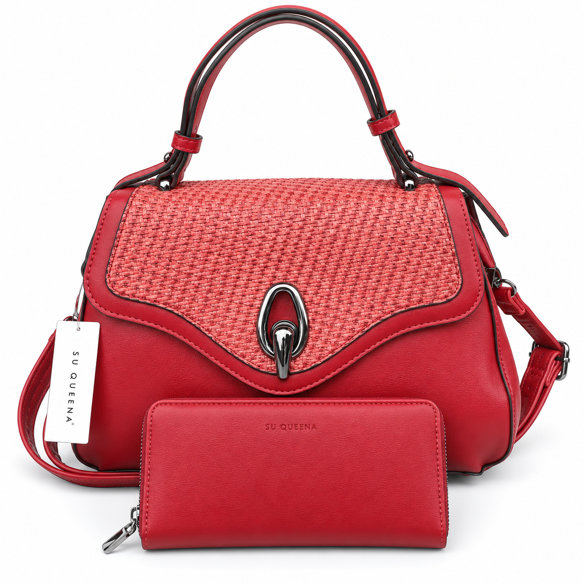 Sac à main SU QUEENA (Ref : SM2780 Red)