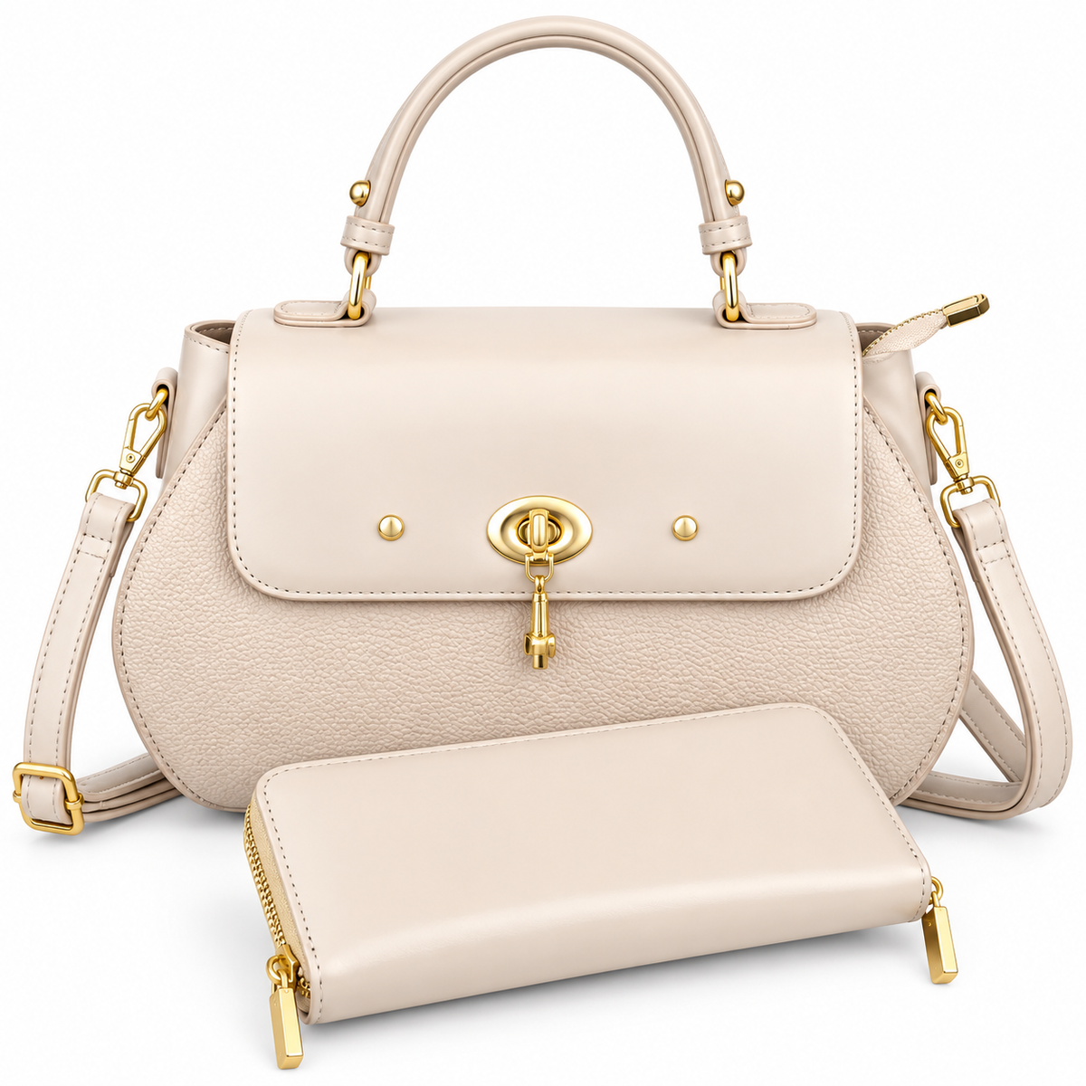 Sac à Main (Ref : SMK7139 Beige)