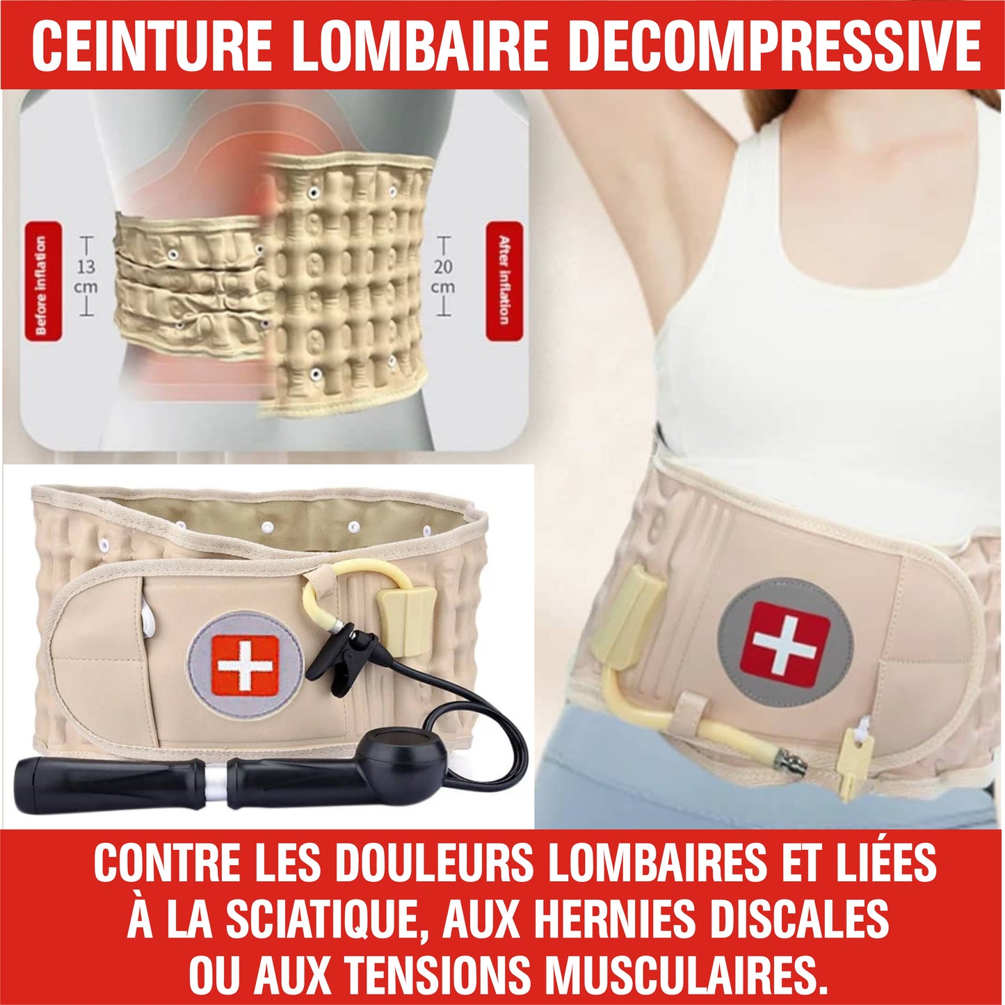 Ceinture Lombaire Décompressive Thérapeutique