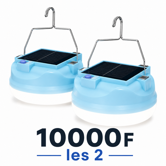Ampoule Solaire Rechargeable USB 200watt (2 pièces)