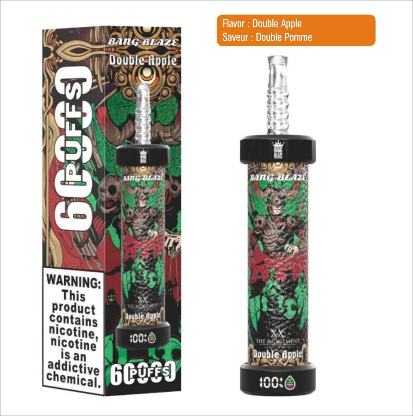 60k Puffs - Double Apple - Double Pomme