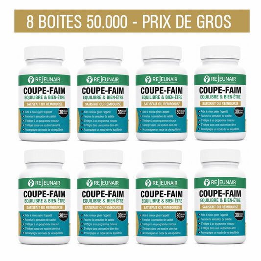 Gélules Coupe-Faim (Pack de 8 Boîtes)