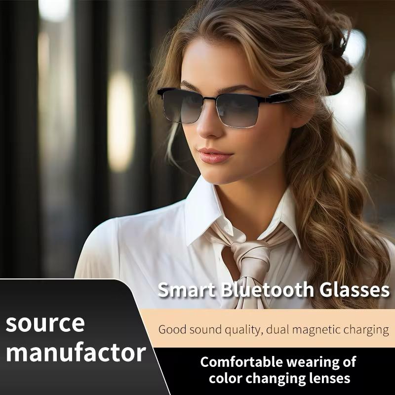 Lunettes Bluetooth, Photochromique et Anti Lumière Bleue