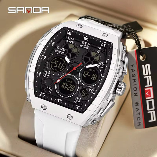 Montre SAMDA Digital (Ref MC077) Style Tactique & Technologie Double Affichage