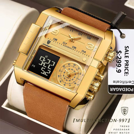 Montre Poedagar Multifunction 997 (Ref MC085) Technologie Double Affichage