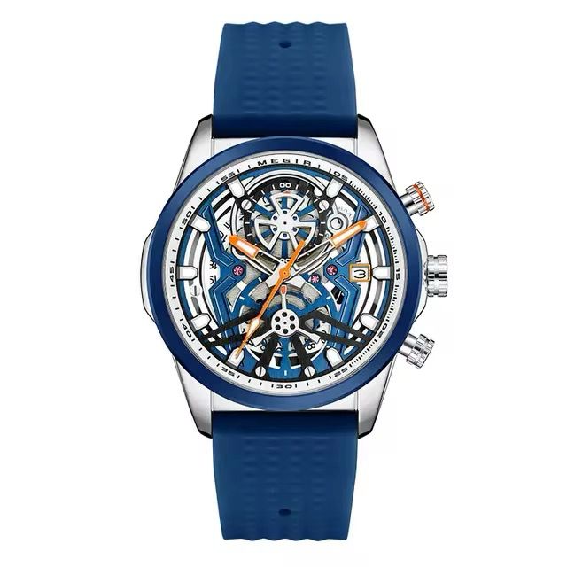 Montre MEGIR Skeleton (Ref MC076) Style Futuriste