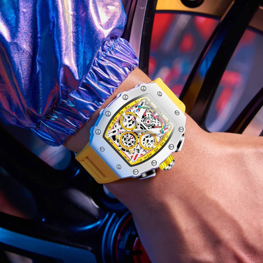 Montre Anola Jaune (Ref MM117)