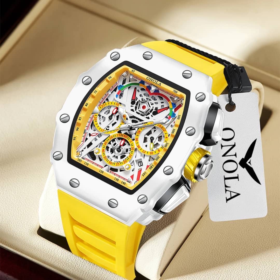 Montre Anola Jaune (Ref MM117)