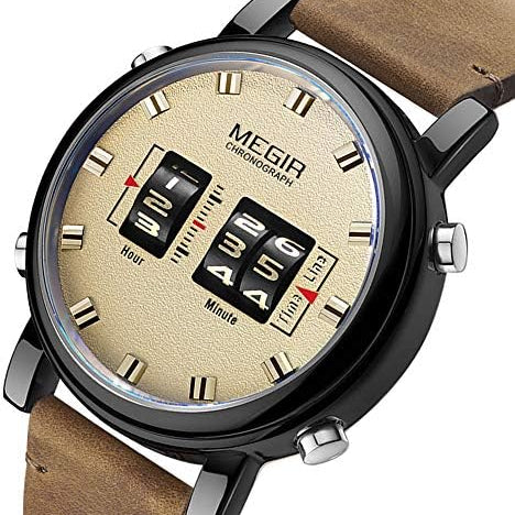 Montre Megir (Ref MM123 Bracelet en Cuir)