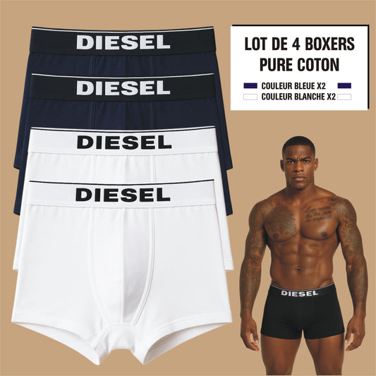 Boxers Diesel (Ref BBBB) Lot de 4 (dispo en L, XL, XXL, XXXL)