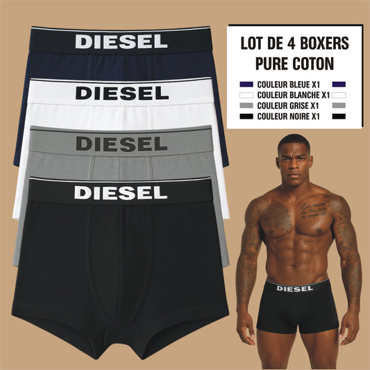 Boxers Diesel  Taille XXXL (Ref BGNB) Lot de 4 Pièces